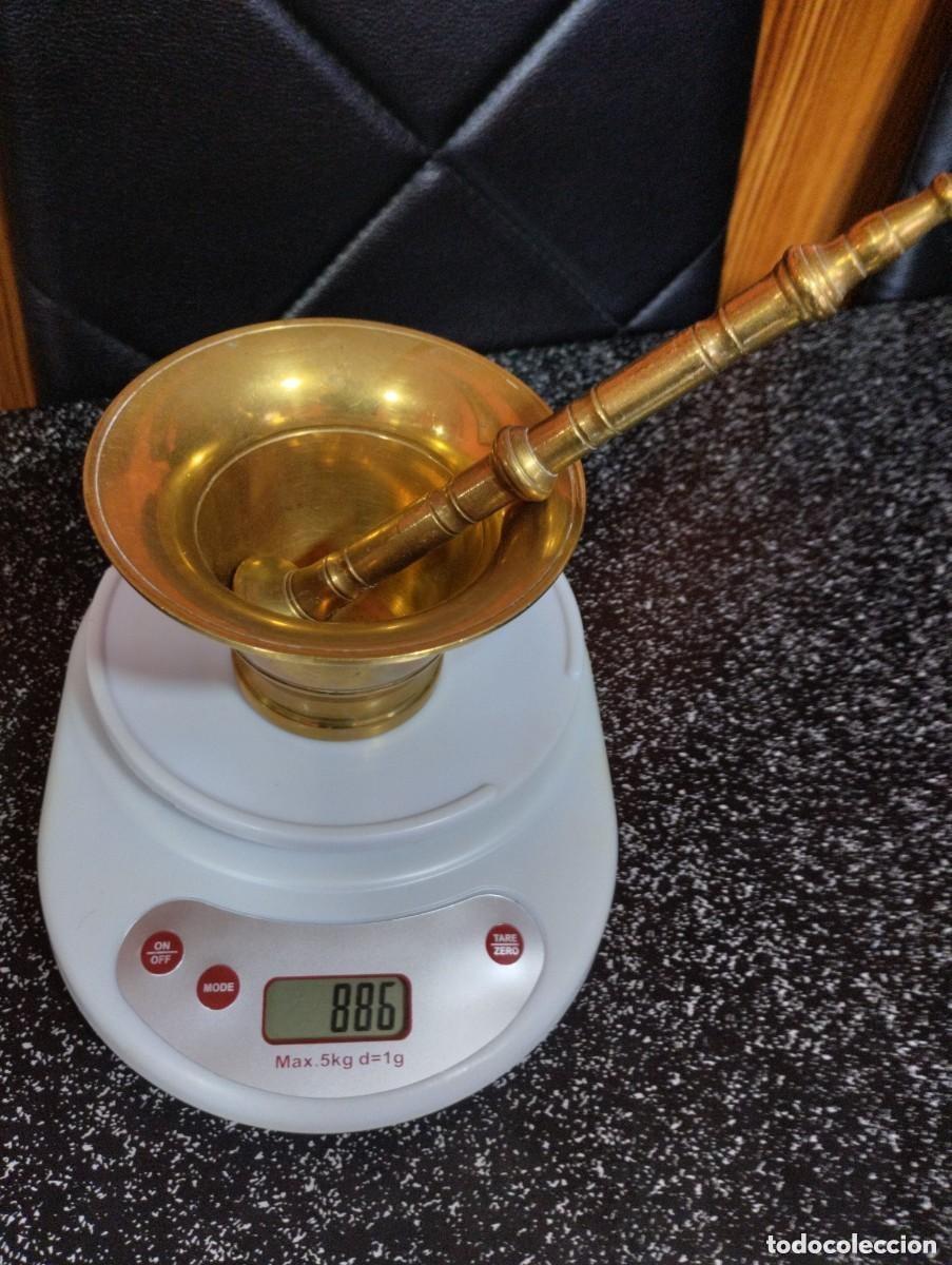 Oggetti Antichi: gran almirez de bronce