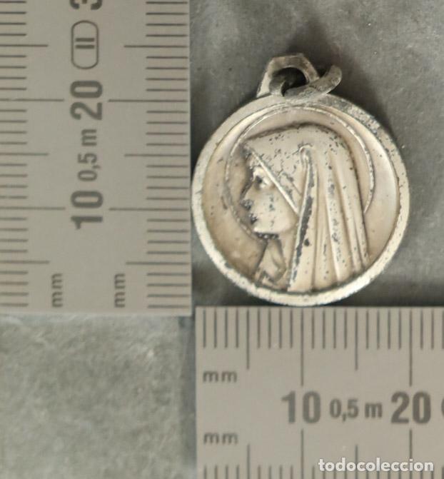 Antiques: MEDALLA. Virgen Mar&iacute;a - Nuestra Se&ntilde;ora de Lourdes