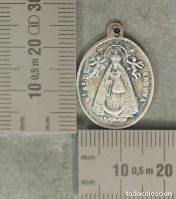 Antiques: MEDALLA. NTRA SRA DE BEGO&Ntilde;A. PLATA. SAN ROQUE. SIGLO XIX