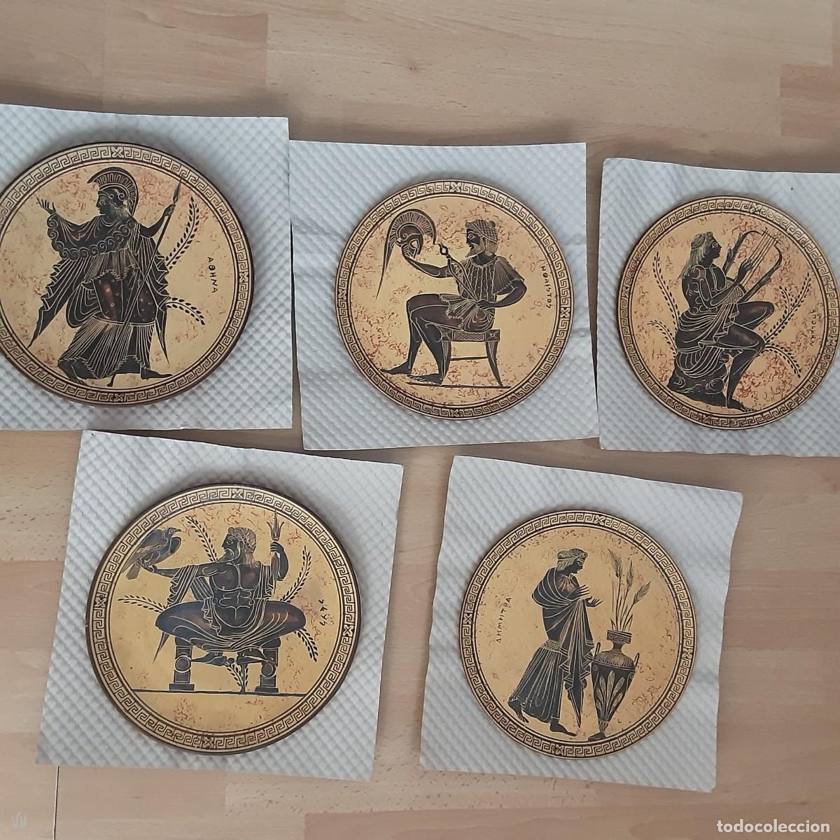 Antig&uuml;edades: Plato Artesanal Arbanacos Mitolog&iacute;a Griega