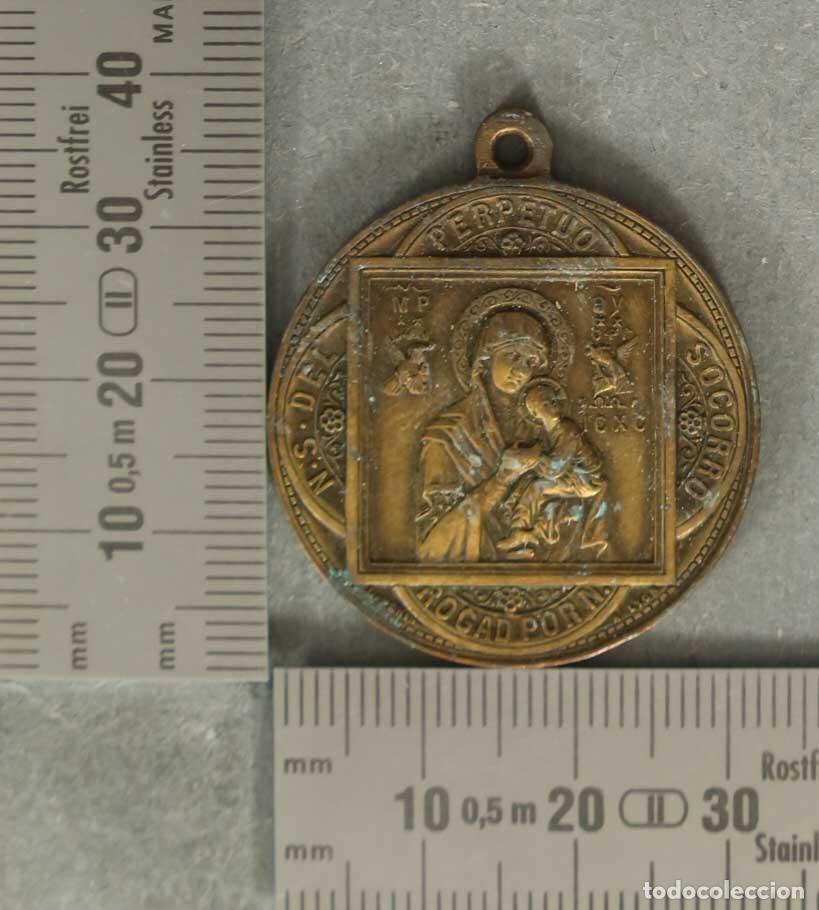 Antiquit&auml;ten: MEDALLA. NTRA SRA DEL PERPETUO SOCORRO. SAN ALFONSO MARIA DE LIGORIO