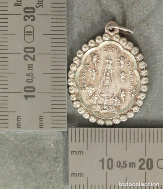 Antig&uuml;edades: MEDALLA. Nuestra Se&ntilde;ora de Bego&ntilde;a - Plata. HACIA 1900