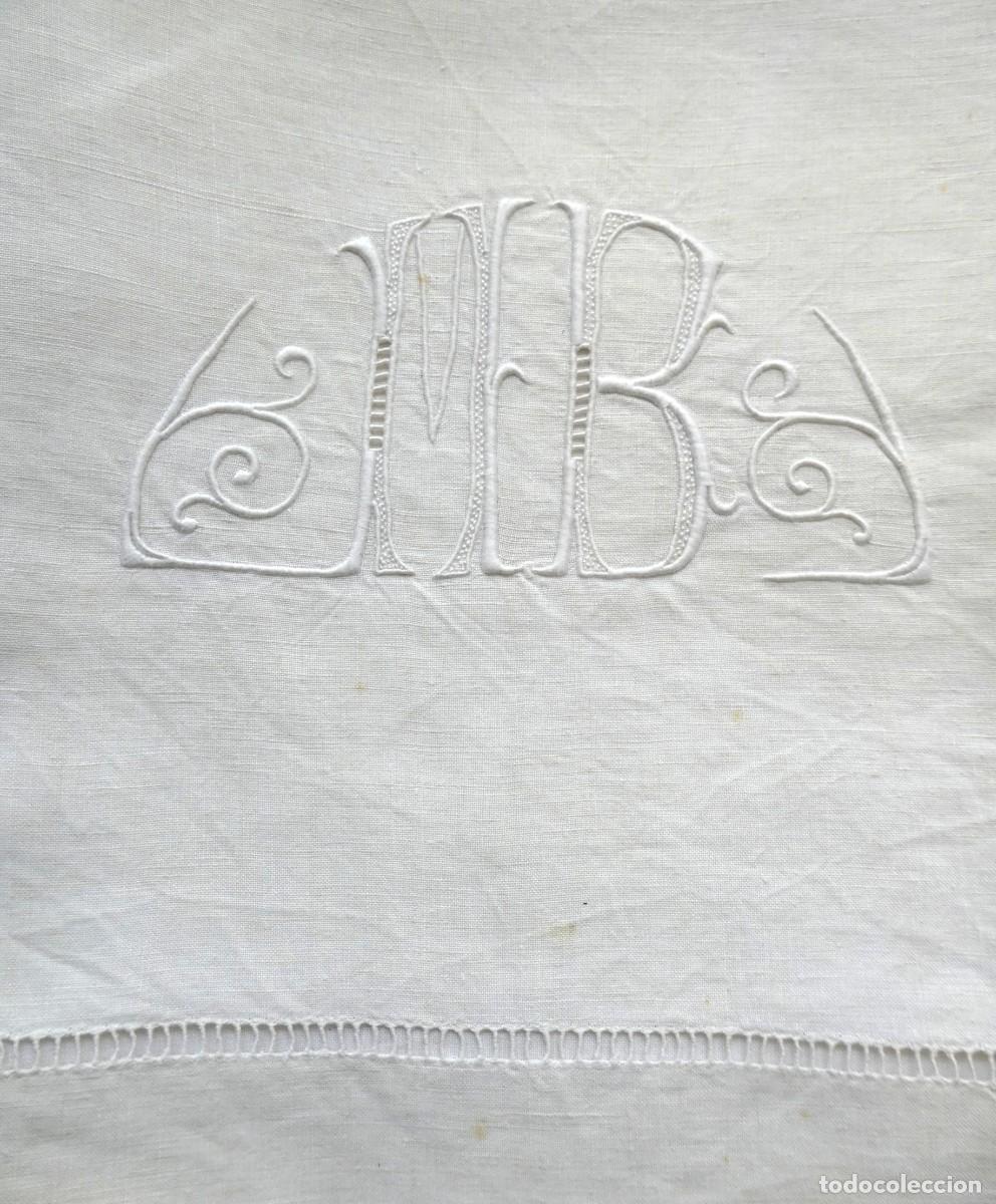 Antig&uuml;edades: ANTIGUA S&Aacute;BANA DE LINO - INICIALES M.B. PPIO.S.XX