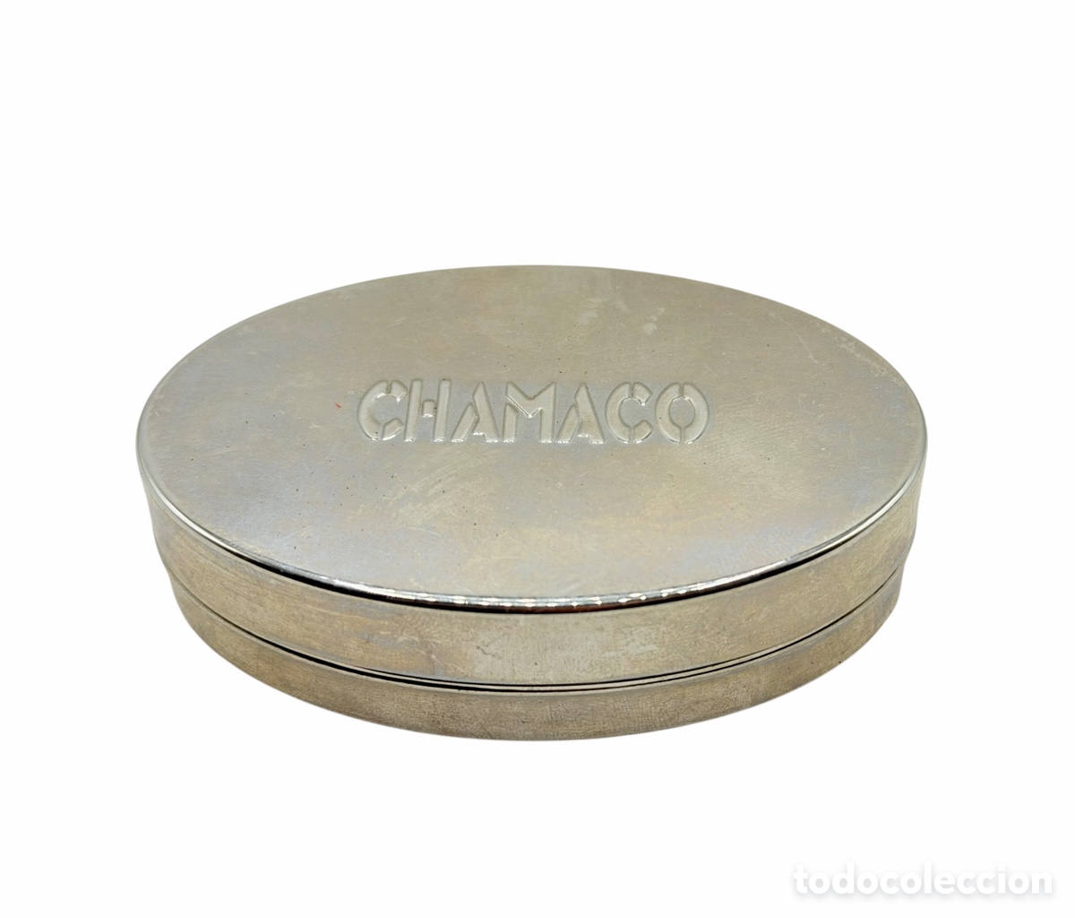 Antiguidades: Caja Plateada de Alfileres