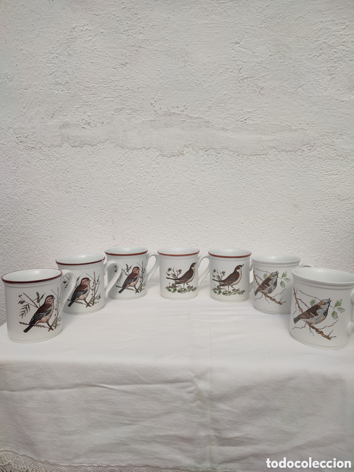 Antig&uuml;edades: Jarras colecci&oacute;n p&aacute;jaros a&ntilde;os 60/70