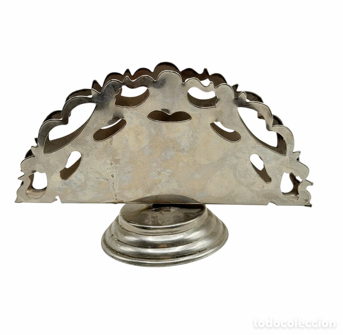 Oggetti Antichi: Antiguo Servilletero de Abanico