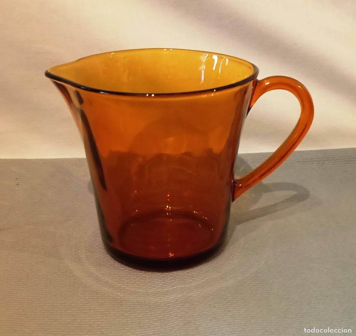 Antig&uuml;edades: Jarra de leche Duralex &Aacute;mbar - Foto 2