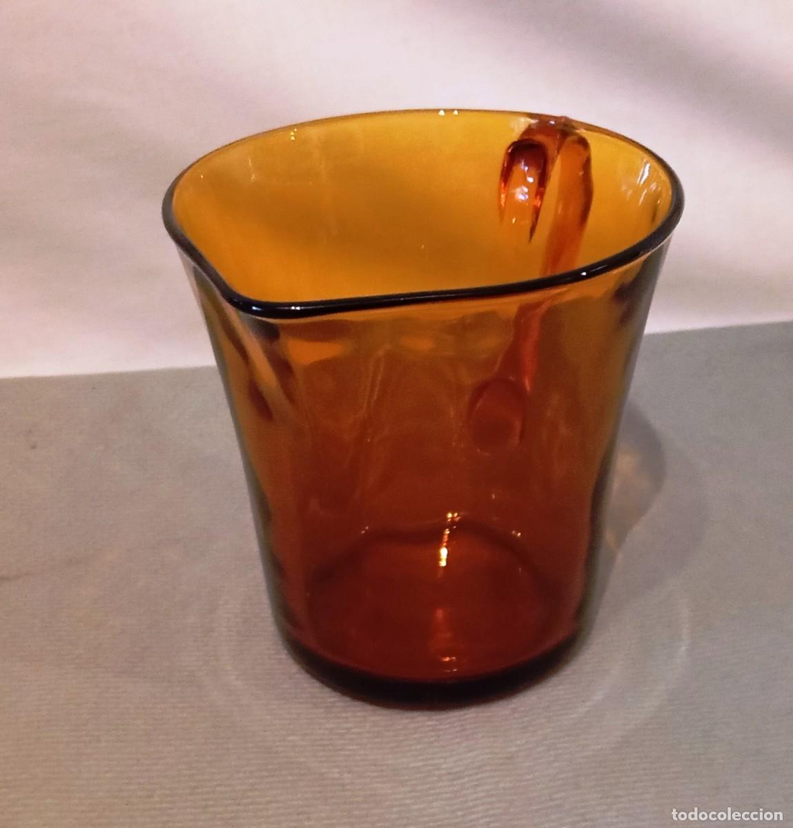 Antig&uuml;edades: Jarra de leche Duralex &Aacute;mbar - Foto 3