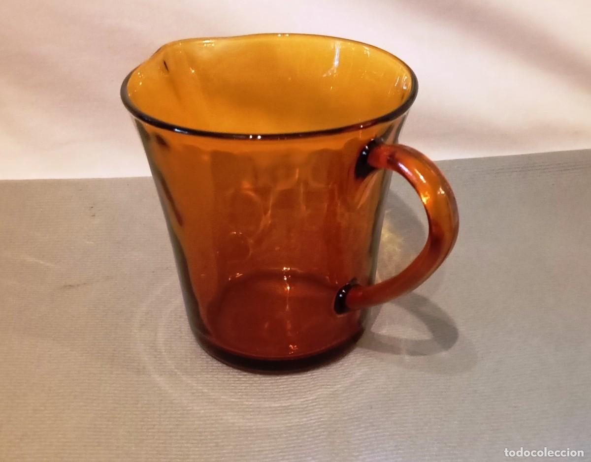 Antig&uuml;edades: Jarra de leche Duralex &Aacute;mbar - Foto 4