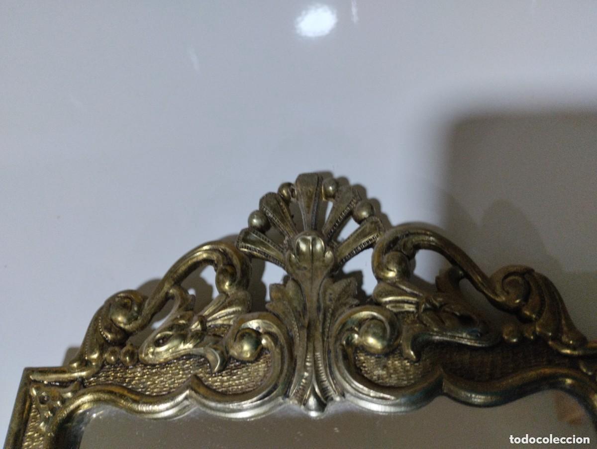 Antig&uuml;edades: antiguo espejo de bronce - Foto 5
