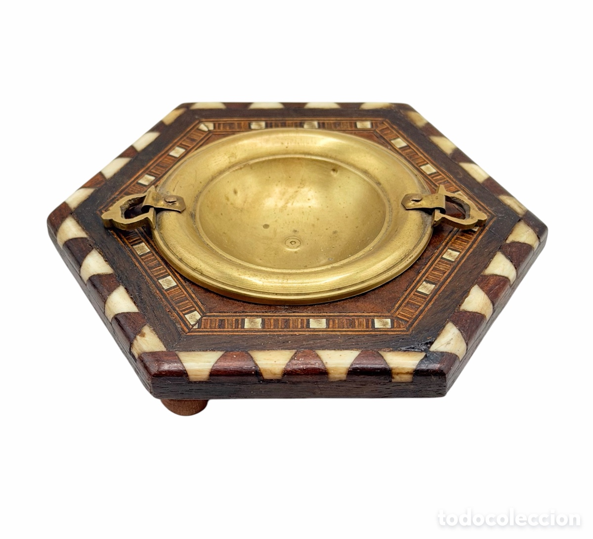 Oggetti Antichi: Antiguo Incensario de Taracea