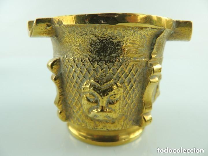 Antig&uuml;edades: MORTERO DE BRONCE MACIZO