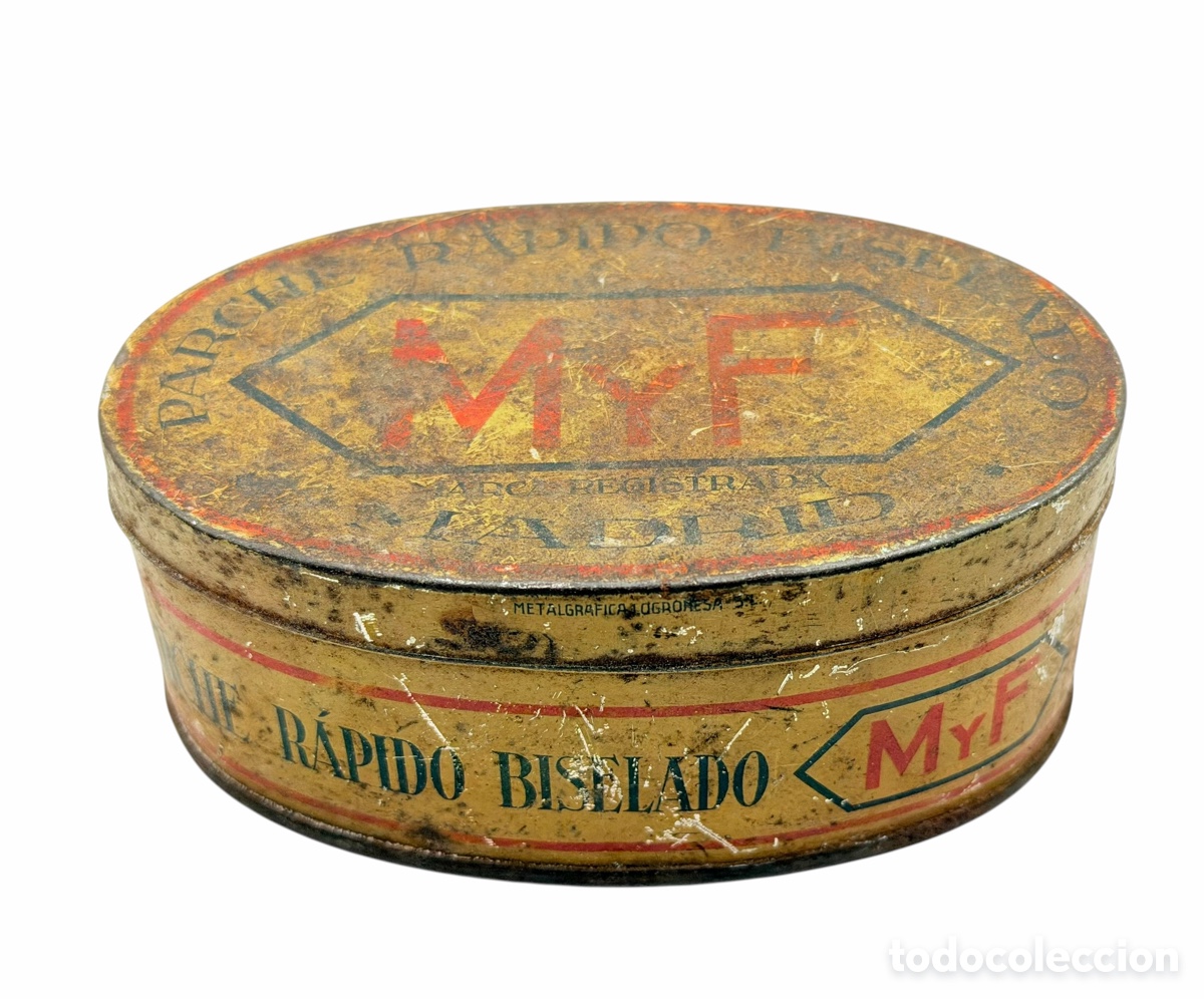 Antiquit&eacute;s: Antigua Caja de Metal