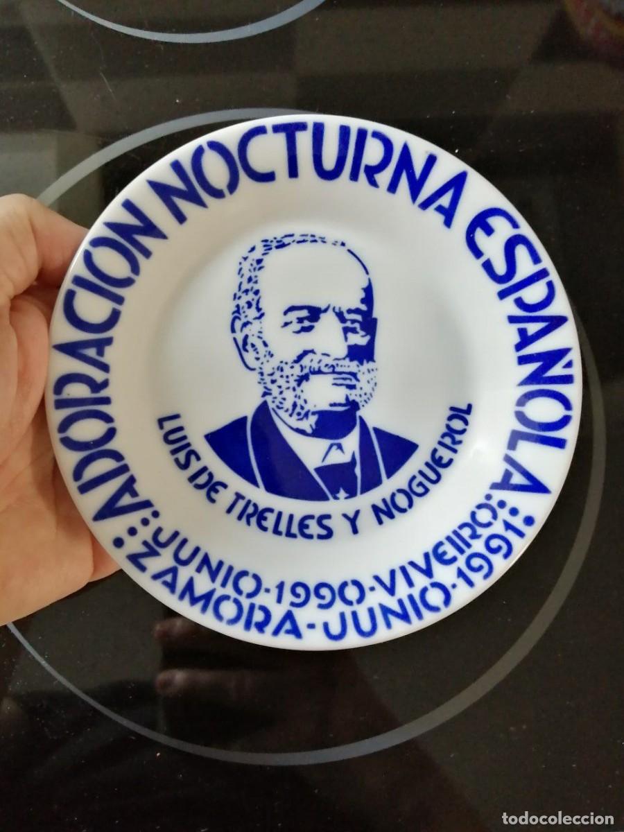 Antig&uuml;edades: ADORACI&Oacute;N NOCTURNA ESPA&Ntilde;OLA PLATO 14,70CM LUIS DE TRELLES Y NOGUEROL VIVEIRO 1991 ZAMORA