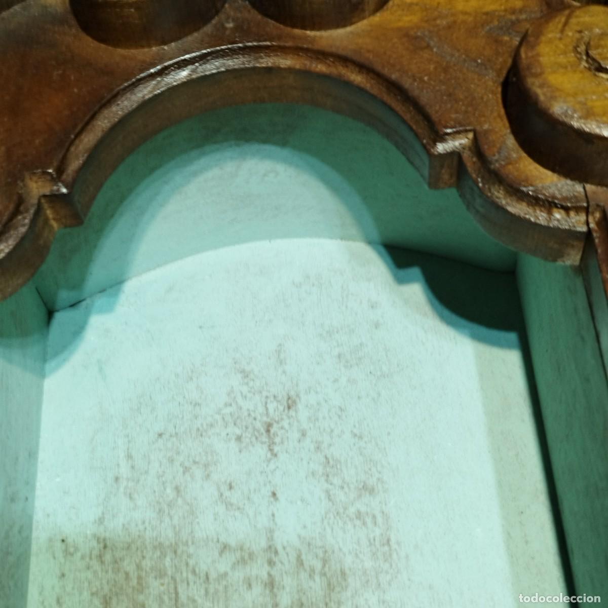 Antig&uuml;edades: HORNACINA ALTAR RELIGIOSO DE MADERA - Foto 5