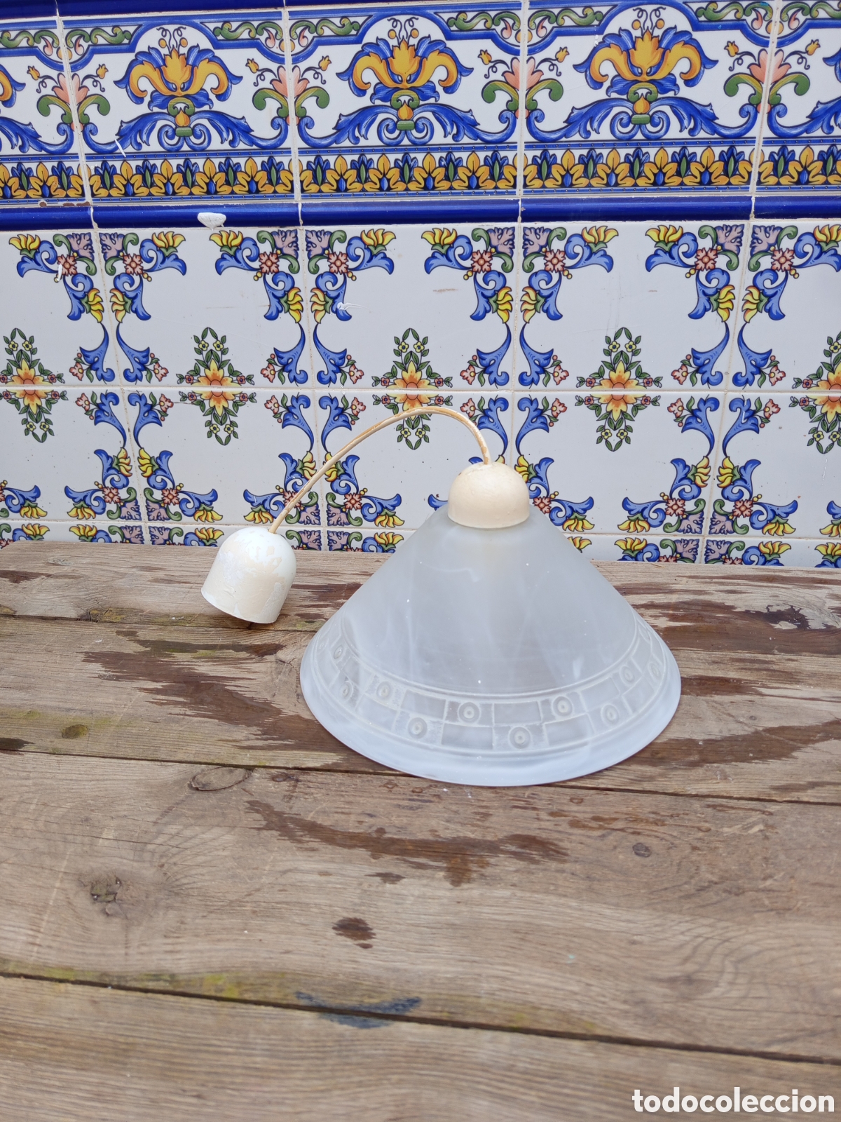 Antig&uuml;edades: Lampara de pared vintage