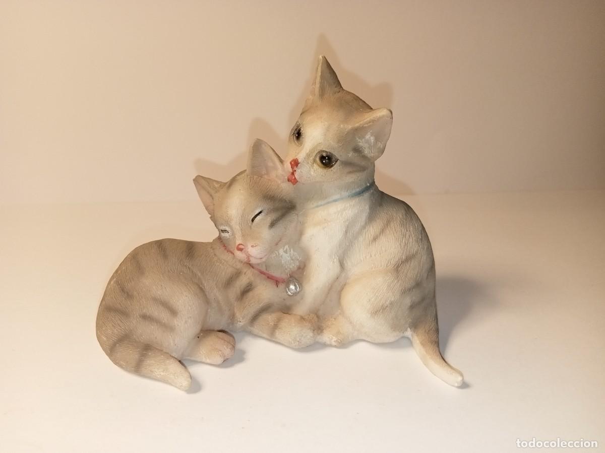 Antiguidades: FIGURA 2 GATITOS - DECORACI&Oacute;N