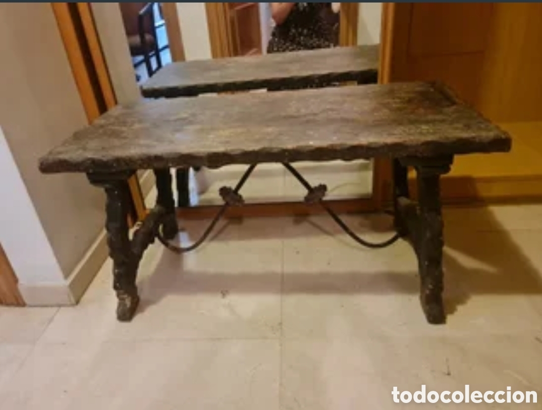 Antig&uuml;edades: S.XVIII Pieza Original Mesa Lira Espa&ntilde;ola