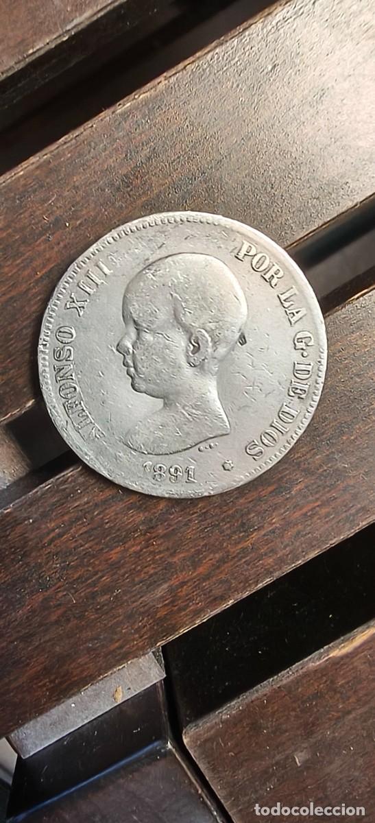 Antiquit&eacute;s: Moneda de 5 pesetas pel&oacute;n