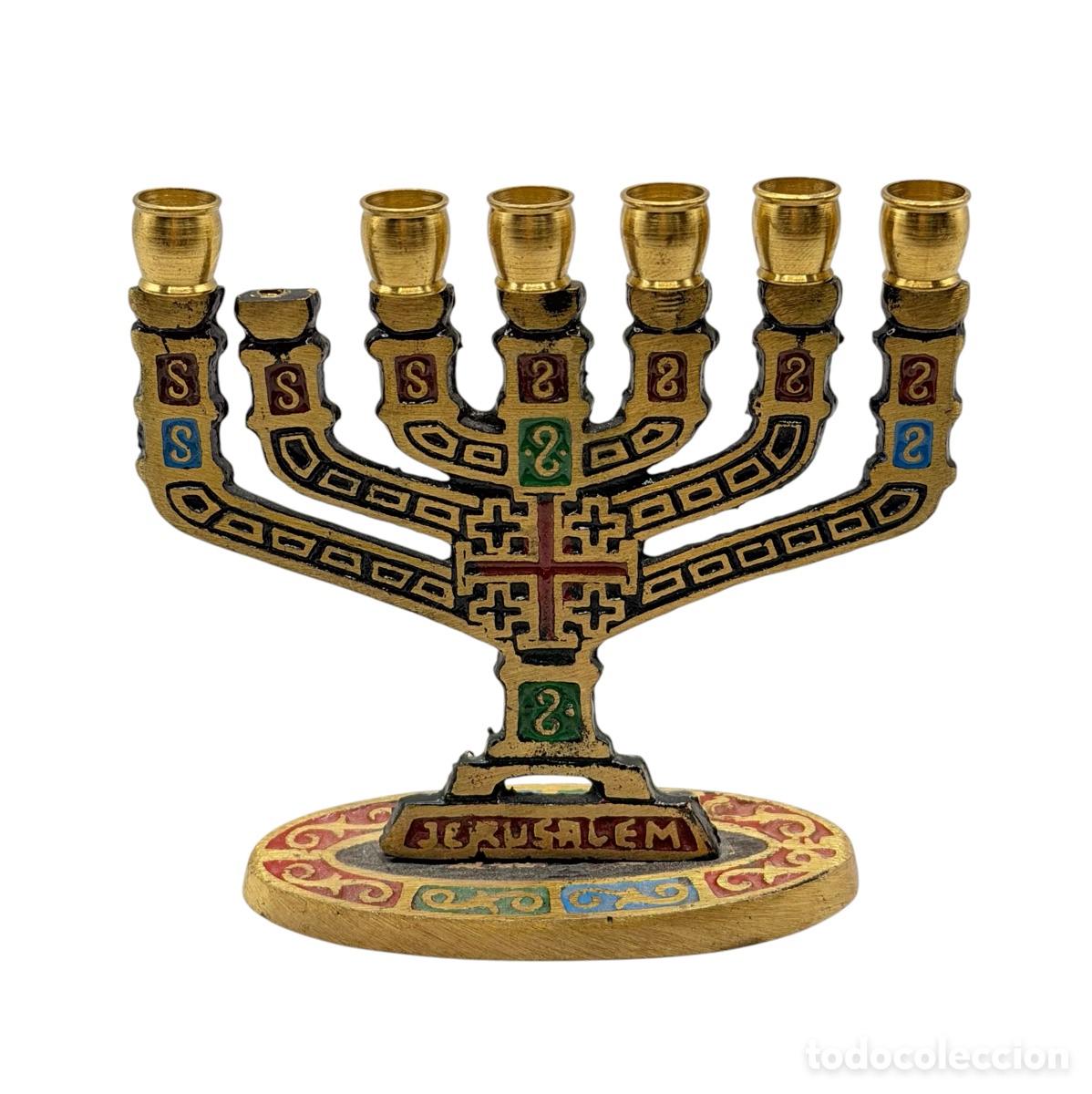 Antiques: Antigua Figura de Candelabro