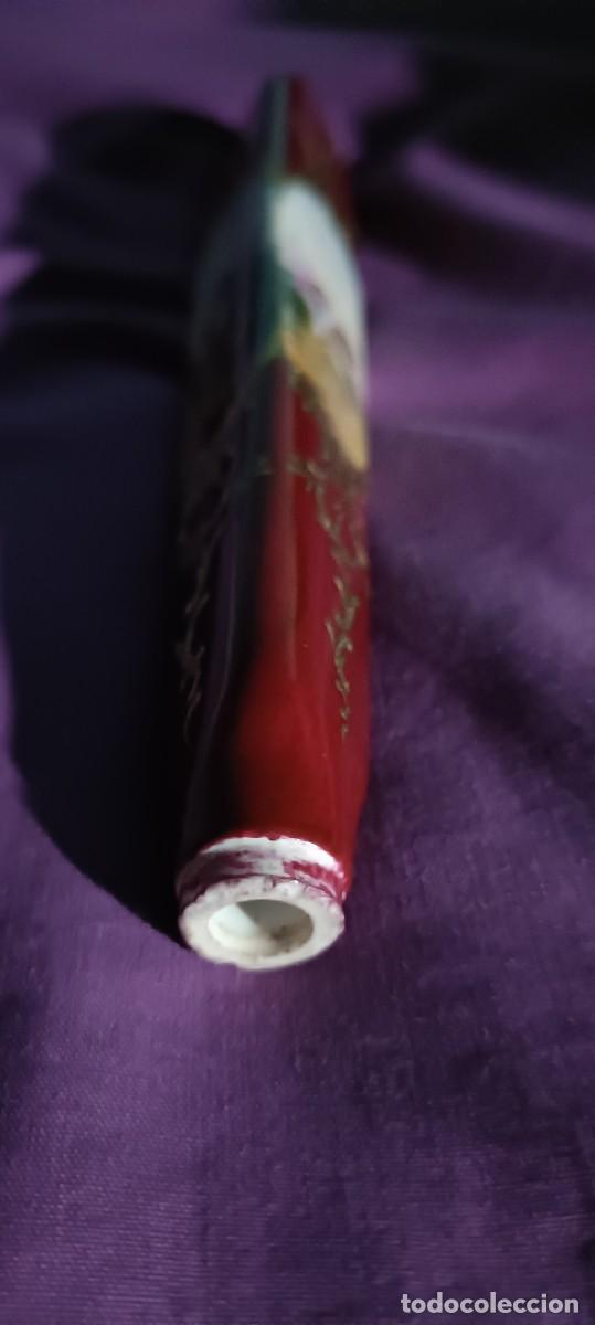 Antig&uuml;edades: Mango sombrilla porcelana - Foto 5