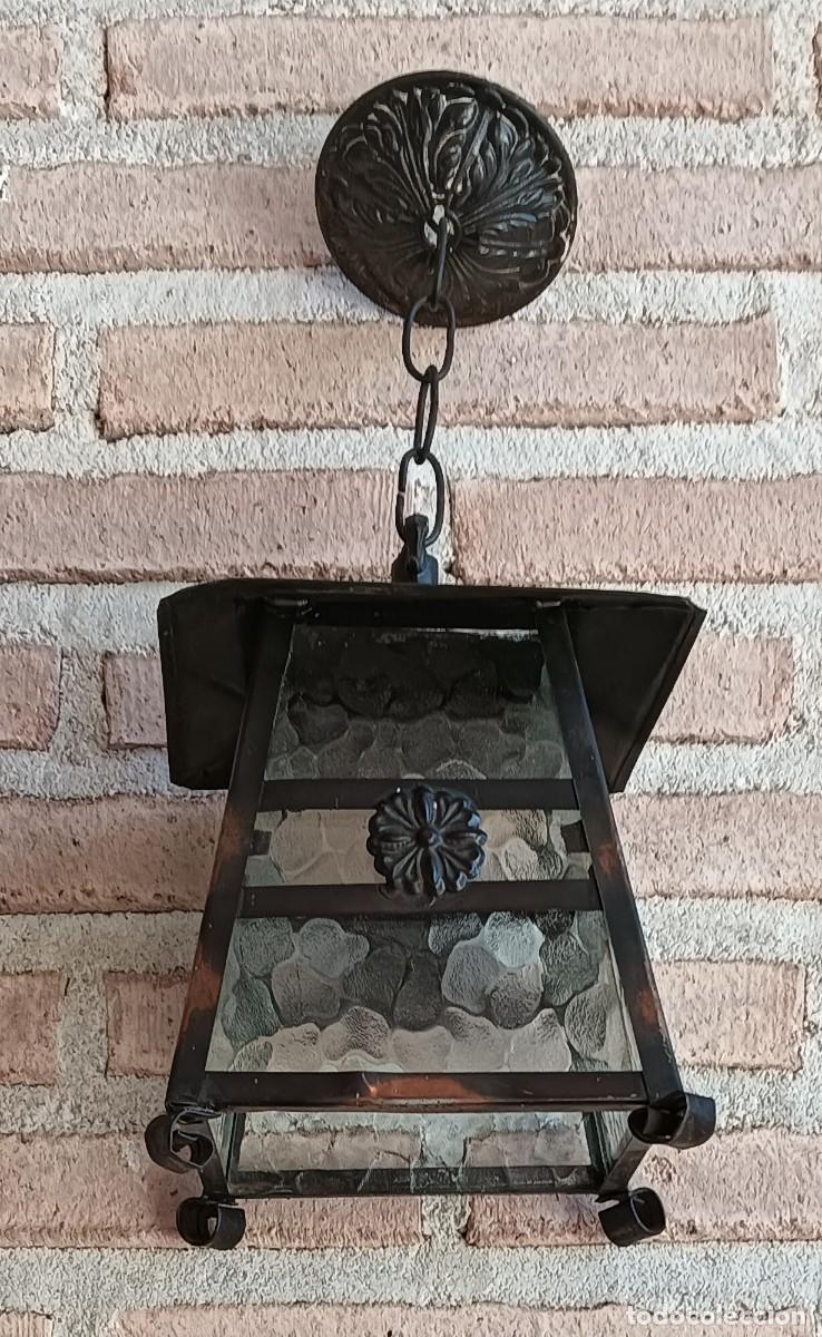 Antig&uuml;edades: ANTIGUO FAROL CON CRISTALES