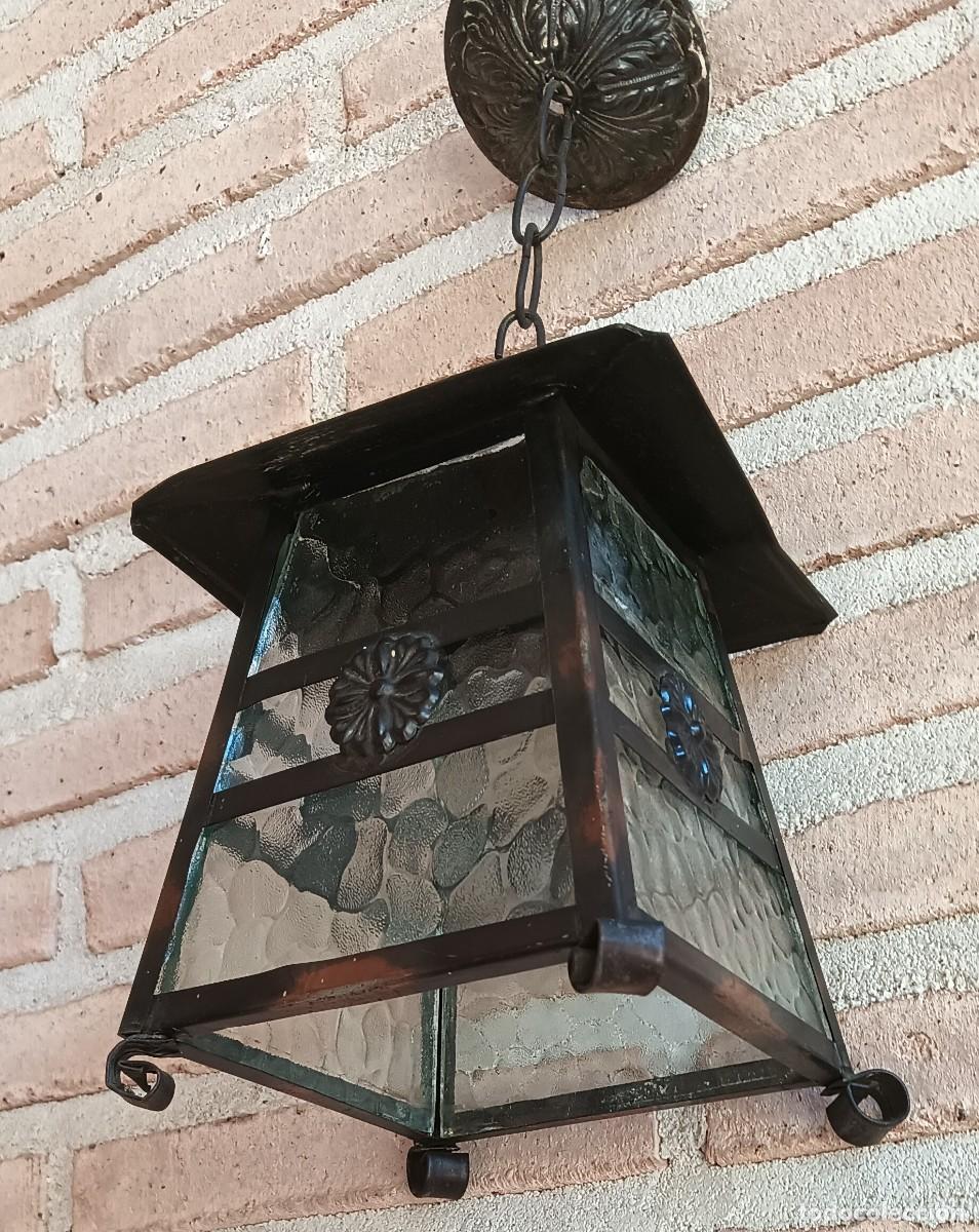 Antig&uuml;edades: ANTIGUO FAROL CON CRISTALES - Foto 3