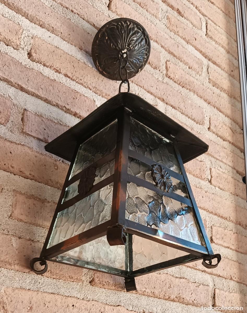 Antig&uuml;edades: ANTIGUO FAROL CON CRISTALES - Foto 4