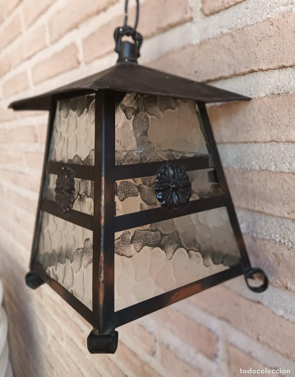 Antig&uuml;edades: ANTIGUO FAROL CON CRISTALES - Foto 7