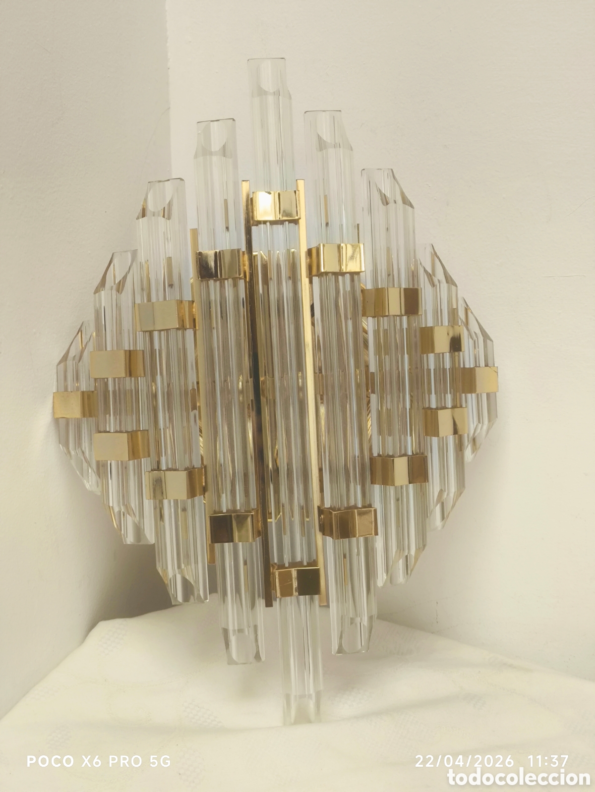 Antig&uuml;edades: Aplique de pared Venini a&ntilde;os 70