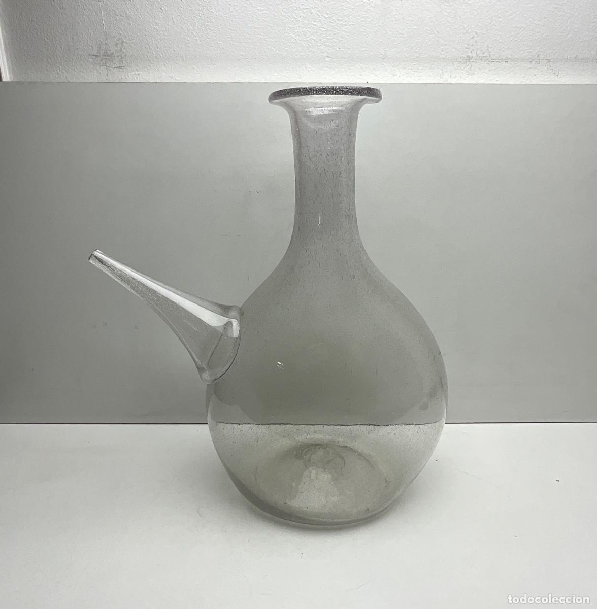 Antig&uuml;edades: PORR&Oacute;N - PORRONA DE CRISTAL SOPLADO -GRAN TAMA&Ntilde;O ALTURA DE 37 cm - SIGLO XIX - PRINCIPIOS DEL XX