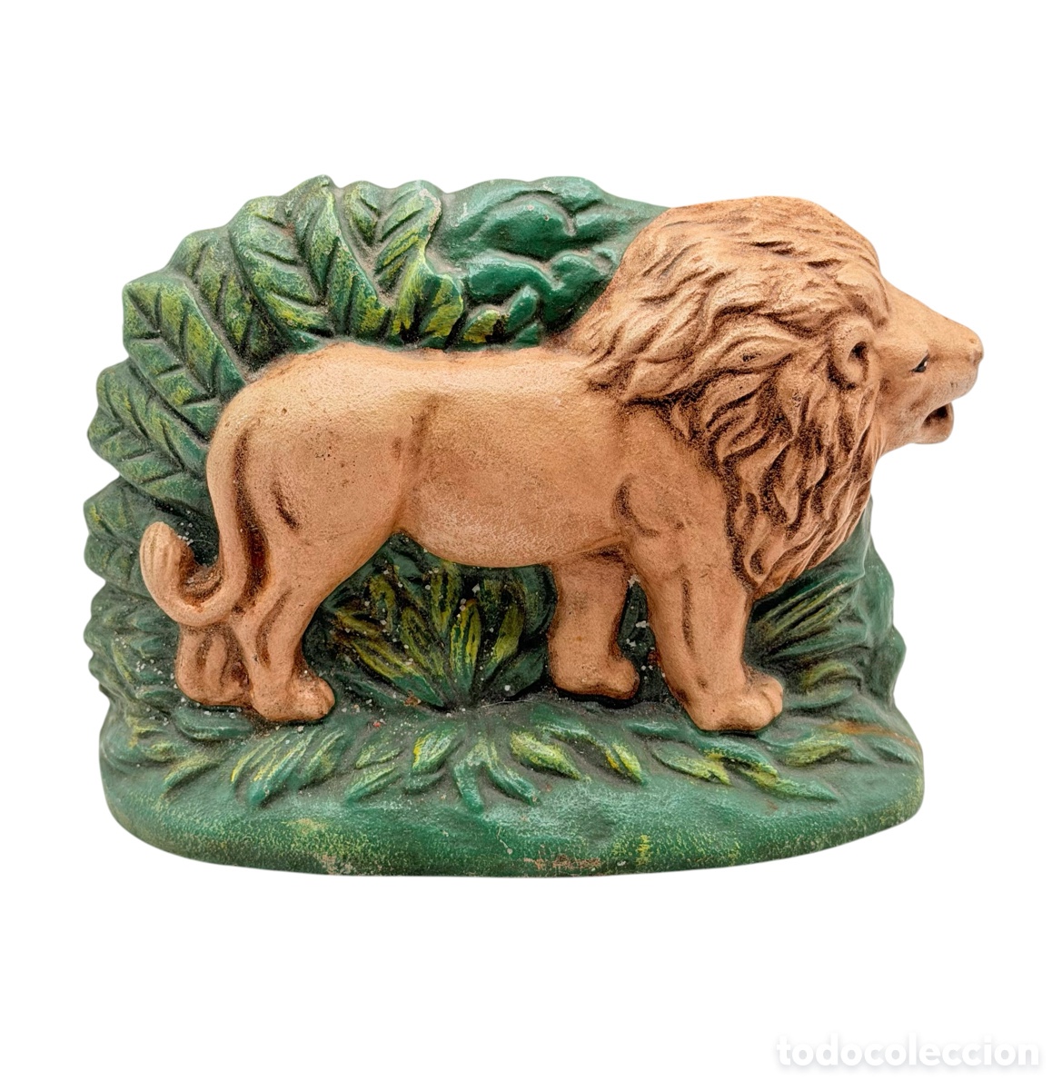 Antiquit&eacute;s: Antiguo Relieve de Le&oacute;n de Hierro