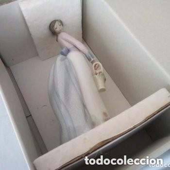 Antig&uuml;edades: FIGURA LLADRO , NUEVA EN SU CAJA &rdquo;FLORES EN MI JARDIN&rdquo; 1994 DESCATALOGADA ESCULTOR JOSE PUCHE ,