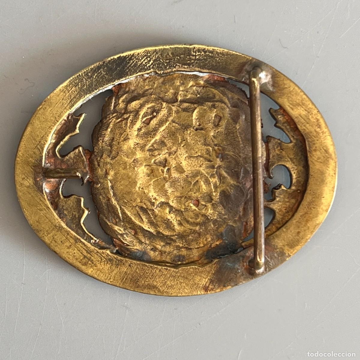 Antig&uuml;edades: Hebilla modernista en bronce SXIX - Foto 2