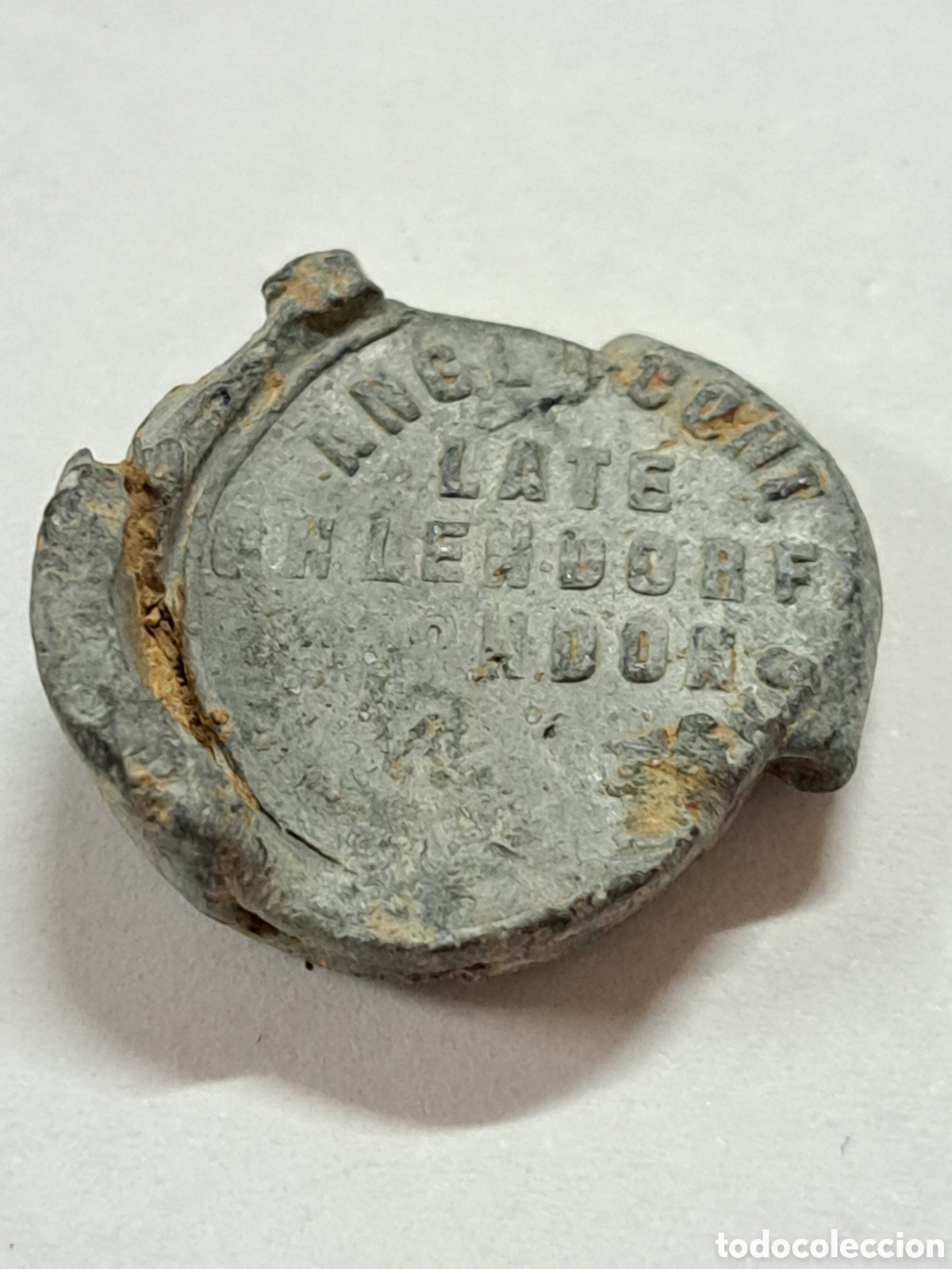 Antig&uuml;edades: Muy antiguo plomo de empresa o de banco