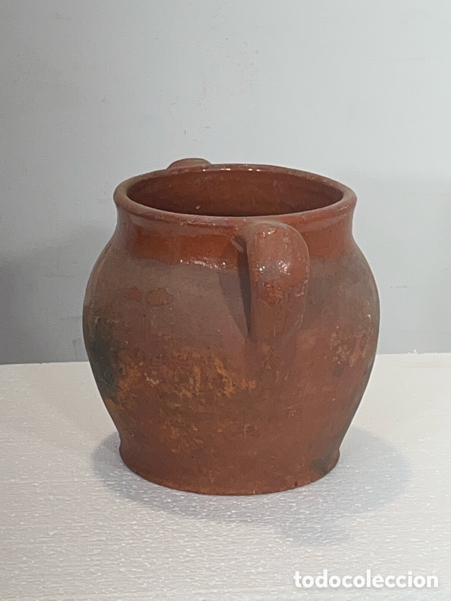 Antig&uuml;edades: antiguo c&aacute;ntaro de barro con doble asa. M1 - Foto 3