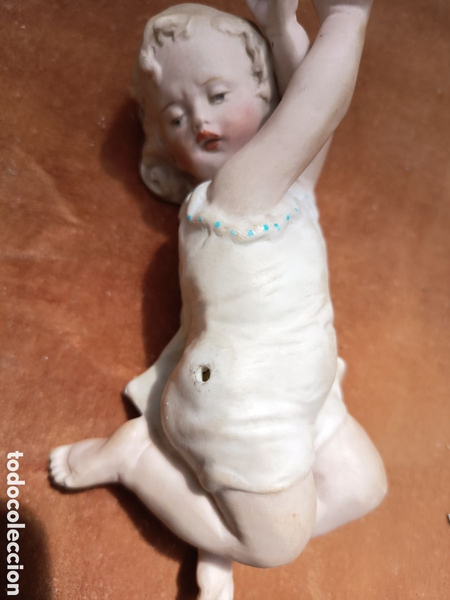 Antig&uuml;edades: Biscuit porcelana ni&ntilde;o bazar murciano