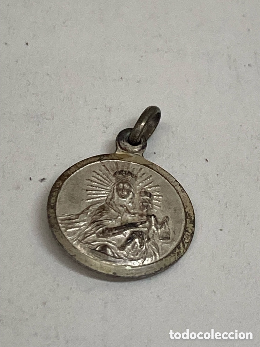 Antig&uuml;edades: Medalla de plata religiosa C571 - Foto 1