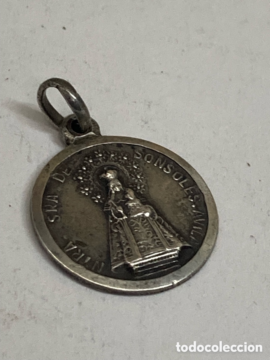 Antig&uuml;edades: Medalla de plata religiosa C571