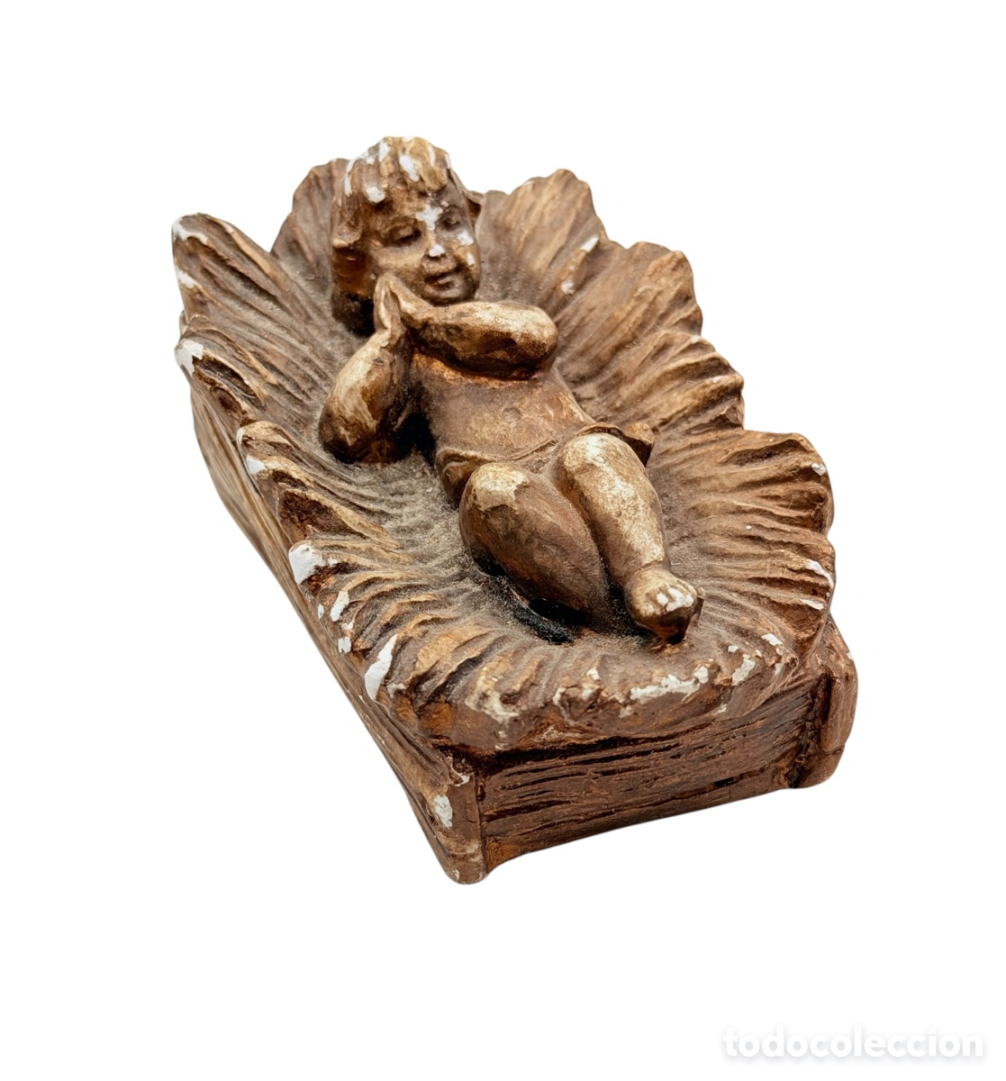 Antig&uuml;edades: Antigua Figura Ni&ntilde;o Jes&uacute;s