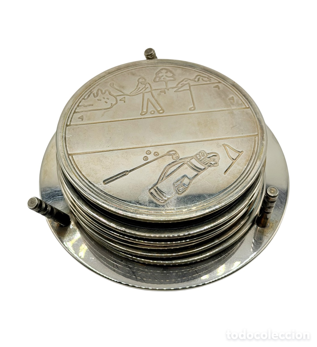 Antig&uuml;edades: Antiguos Posavasos Plateados