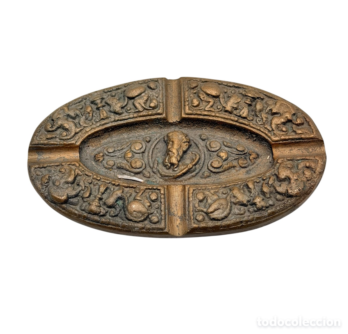 Antig&uuml;edades: Antiguo Cenicero de bronce Siglo XIX