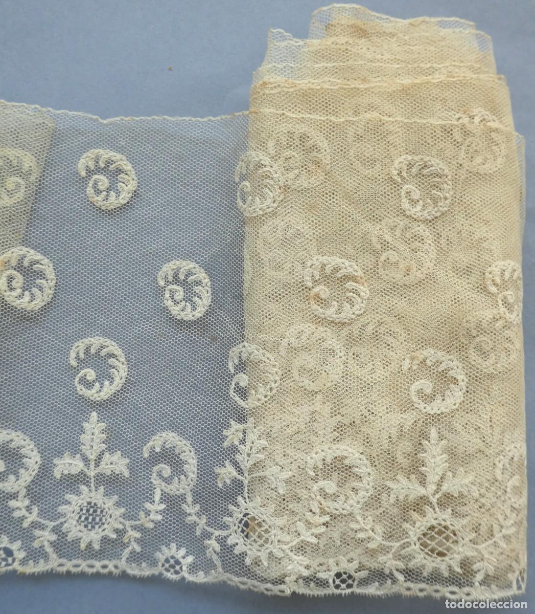 Antiguidades: ANTIGUO ENCAJE DE BRUSELAS S. XIX