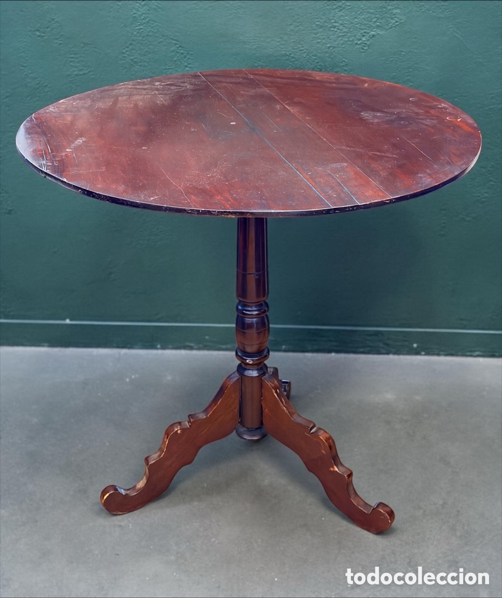 Antig&uuml;edades: Mesa Georgiana del Siglo XIX de Madera de Caoba