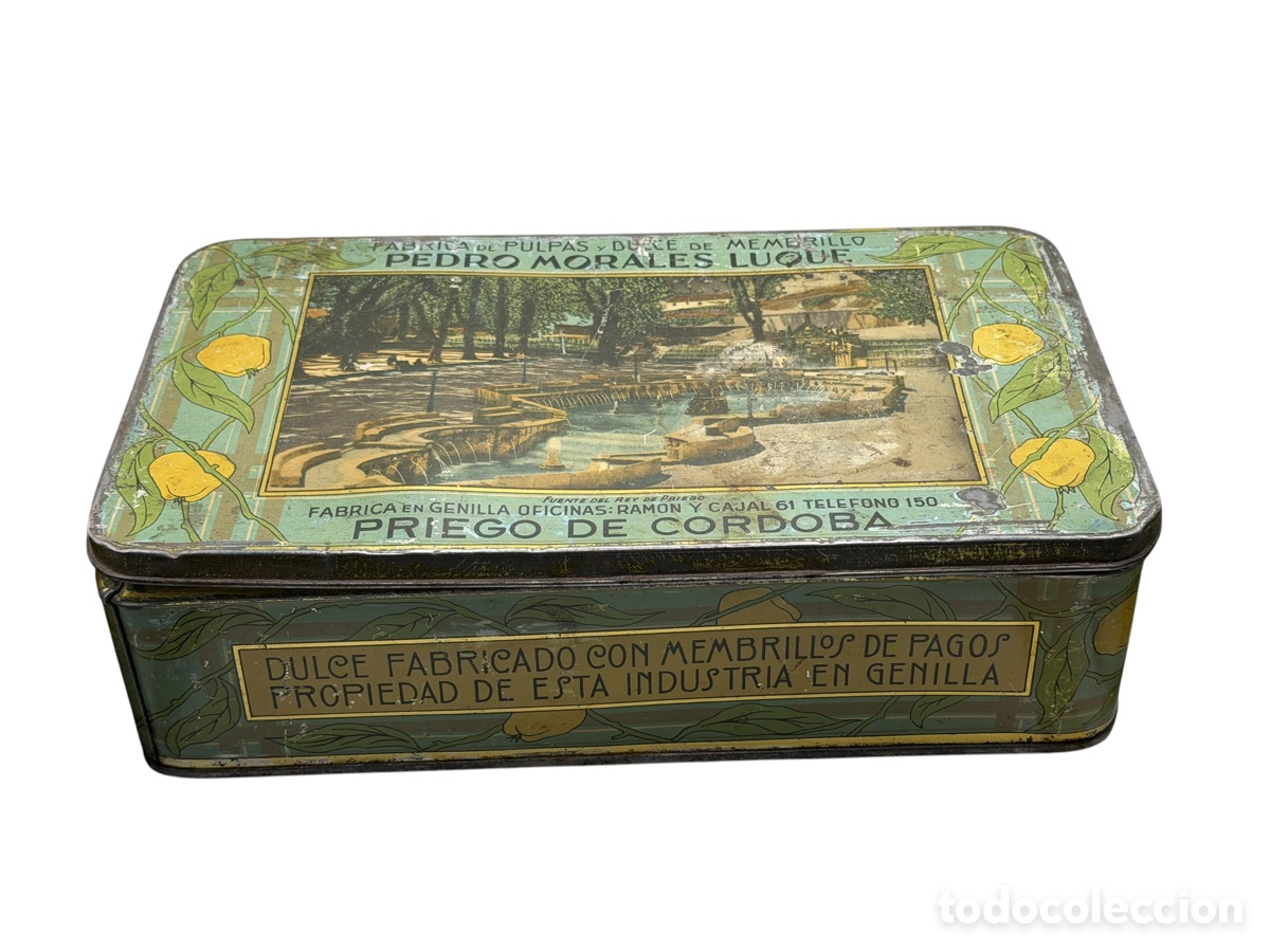 Antig&uuml;edades: Antigua Caja de Metal