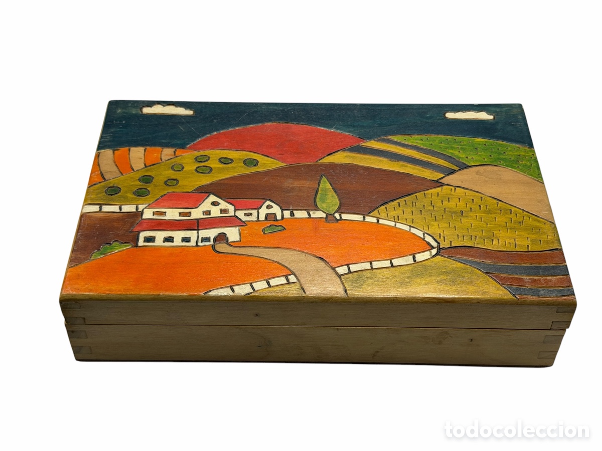 Antig&uuml;edades: Antigua Caja de Paisaje