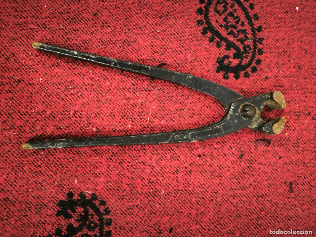 Antig&uuml;edades: Antiguas Tenazas De Hierro &ndash; Herramienta Tradicional 32 Cms