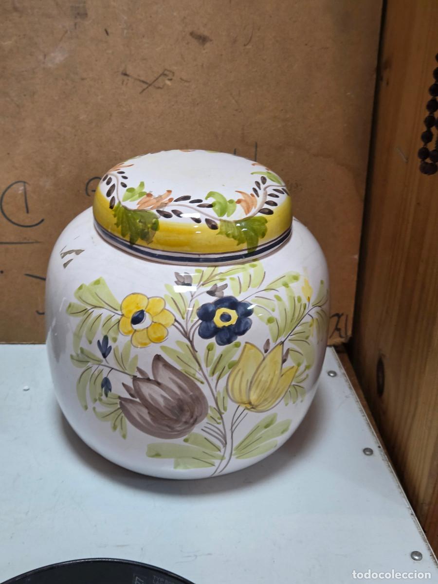 Antig&uuml;edades: bombonera de ceramica vintage