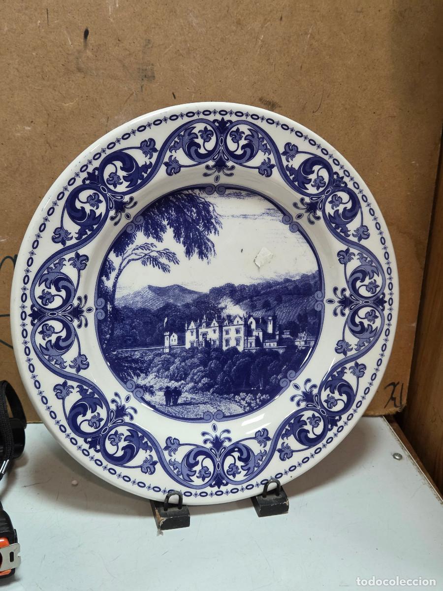 Antig&uuml;edades: plato de ceramica vintage