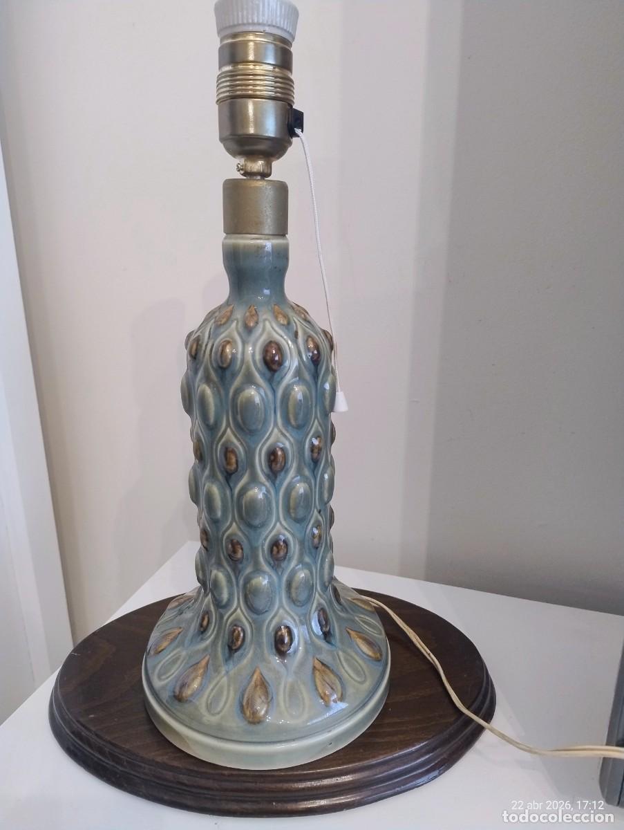 Antig&uuml;edades: LLADRO 4777 OPALINO VERDE GRIS LAMPARA / OPAL GREEN LAMP